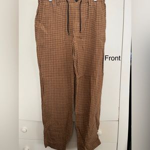 Dries Von Noten Camel Drawstring Pants / Trousers